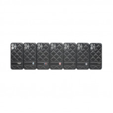 Чехол накладка New под кожу iPhone 14 Pro с защитой камеры с автологотипом