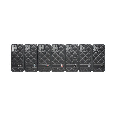 Чехол накладка New под кожу iPhone 14 Pro Max с защитой камеры с автологотипом оптом по низким ценам!