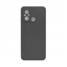 Чехол накладка Xiaomi Redmi 12C матовый черный