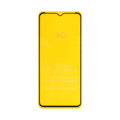 Защитное стекло 9D Samsung A14/A22S черный техпак оптом по низким ценам!