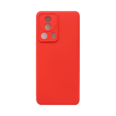 Чехол накладка Silicone Case Xiaomi Mi13 Lite красный оптом по низким ценам!