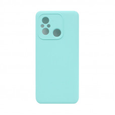 Чехол накладка Silicone Case Xiaomi Redmi 12C бирюзовый