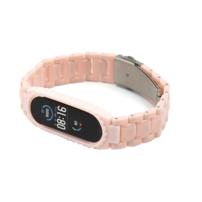 Ремешок керамика Mi Band 3/4/5/6/7 розовый оптом по низким ценам!