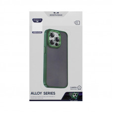 Чехол накладка iPhone 14 Pro Max KEEPHONE ALLOY изумруд