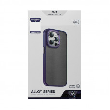 Чехол накладка iPhone 14 Pro KEEPHONE ALLOY фиолетовый