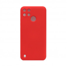 Чехол накладка Silicone Case Realme C25Y красный