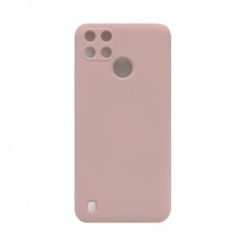 Чехол накладка Silicone Case Realme C25Y пудра