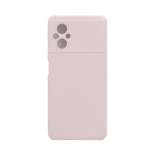 Чехол накладка Silicone Case Xiaomi Poco M5 4G пудра