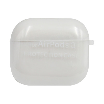 Чехол Silicone Case AirPods 3 с карабином белый оптом по низким ценам!