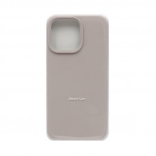 Чехол накладка Silicone Case (без лого) iPhone 14 Pro молочный