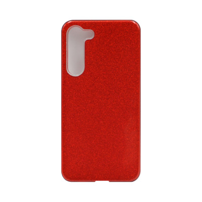 Чехол накладка Блеск Samsung S23 Plus красный оптом по низким ценам!