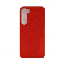 Чехол накладка Блеск Samsung S23 красный