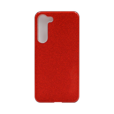 Чехол накладка Блеск Samsung S23 красный оптом по низким ценам!