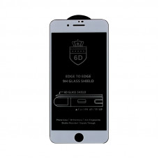 Защитное стекло 6D Super Glass iPhone 7/8 Plus белый техпак