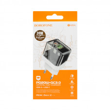 СЗУ Блок Borofone PD20W+QC 3.0 BA80A белый