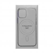 Чехол Magsafe iPhone 15 Pro Max Clear case прозрачный