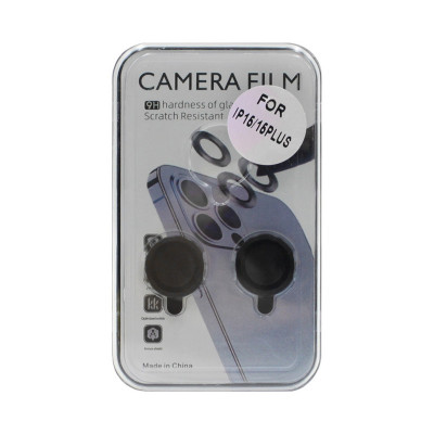 Защитное стекло на камеру iPhone 15/15plus Camera Film черный оптом по низким ценам!