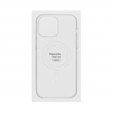 Чехол пластик iPhone 14 Pro Magsafe Под ориг прозрачный