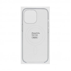 Чехол пластик iPhone 15 Pro Magsafe Под ориг прозрачный