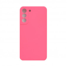 Чехол накладка Silicone Case Samsung S22 Plus розовый