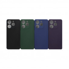 Чехол накладка Tecno Spark 10 Pro карбон Fiber