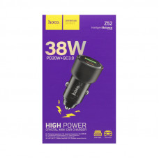 АЗУ Блок Hoco Z52 PD20+QC3.0 38W черный