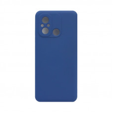 Чехол накладка Silicone Case Xiaomi Poco C55 темно-синий