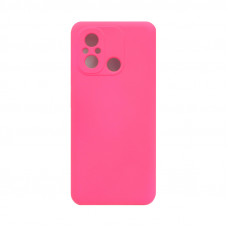 Чехол накладка Silicone Case Xiaomi Poco C55 фуксия