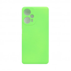 Чехол накладка Silicone Case Xiaomi Poco F5 салатовый