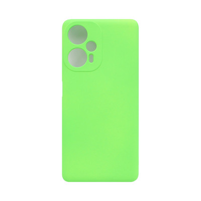Чехол накладка Silicone Case Xiaomi Poco F5 салатовый оптом по низким ценам!