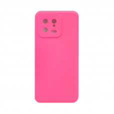 Чехол накладка Silicone Case Xiaomi Mi13 фуксия