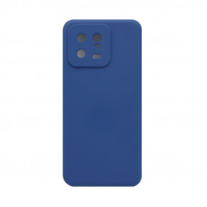 Чехол накладка Silicone Case Xiaomi Mi13 темно-синий