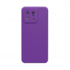 Чехол накладка Silicone Case Xiaomi Mi13 фиолетовый