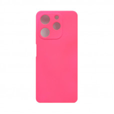 Чехол накладка Silicone Case Tecno Spark 10 Pro фуксия