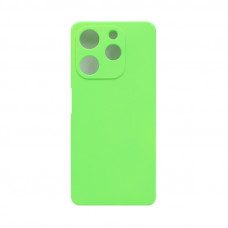 Чехол накладка Silicone Case Tecno Spark 10 Pro ярко-зеленый