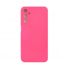 Чехол накладка Silicone Case Samsung A24 ярко-розовый