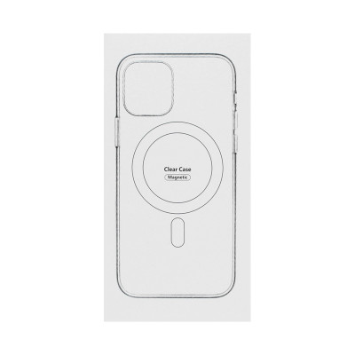 Чехол Magsafe iPhone 15 Plus Clear Case прозрачный оптом по низким ценам!