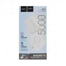 Внешний аккумулятор Hoco 5000 J117 Magsafe белый