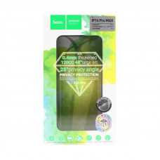 Защитное стекло Антишпион Hoco A34 Plus iPhone 14 Pro Max черный