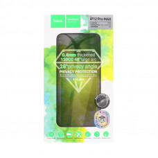 Защитное стекло Антишпион Hoco A34 Plus iPhone 12 Pro Max черный