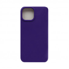 Чехол накладка Silicone case (без лого) iPhone 15 фиолетовый