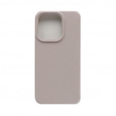 Чехол накладка Silicone case (без лого) iPhone 15 Pro беж