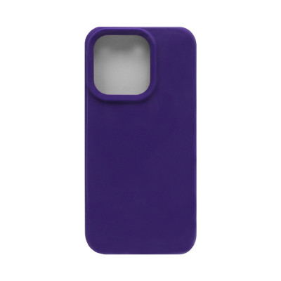 Чехол накладка Silicone case (без лого) iPhone 15 Pro Max фиолетовый оптом по низким ценам!