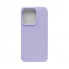 Чехол накладка Silicone case (без лого) iPhone 15 Pro Max лаванда