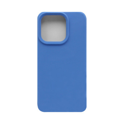 Чехол накладка Silicone case (без лого) iPhone 15 Pro Max синий оптом по низким ценам!