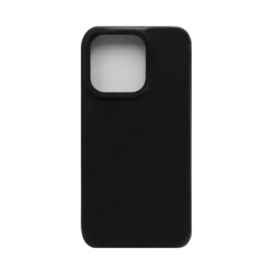 Чехол накладка Silicone case (без лого) iPhone 15 Pro Max черный оптом по низким ценам!