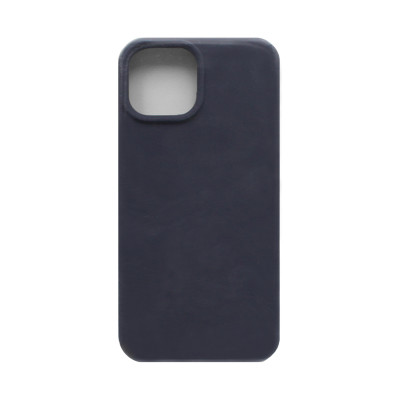 Чехол накладка Silicone Case (без лого) iPhone 15 Plus темно-синий оптом по низким ценам!