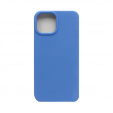 Чехол накладка Silicone Case (без лого) iPhone 15 Plus синий