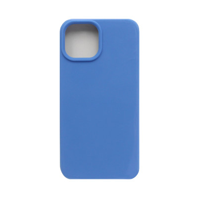 Чехол накладка Silicone Case (без лого) iPhone 15 Plus синий оптом по низким ценам!
