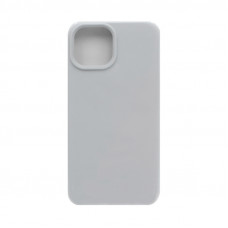 Чехол накладка Silicone Case (без лого) iPhone 15 Plus серый